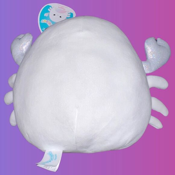 NWT Squishmallow Magela White Crab 8” - Picture 3 of 4